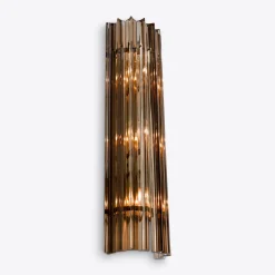 Große Amaro Wandlampe aus Rauchquarz von Pure White Lines