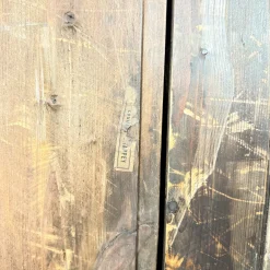 Große antike Museumsvitrine aus Metall mit gebogenem Glas, 1890er
