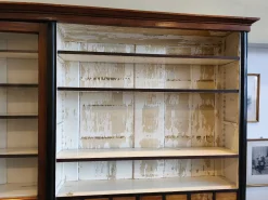 Große Apothekenvitrine aus Holz mit Schubladen, Anfang 1900, 4 . Set