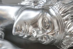 Große Art Deco Skulpturen aus Harz, 2er Set