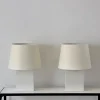 Große Bloc Pergament Lampen von Atelier Cabanel, 2er Set