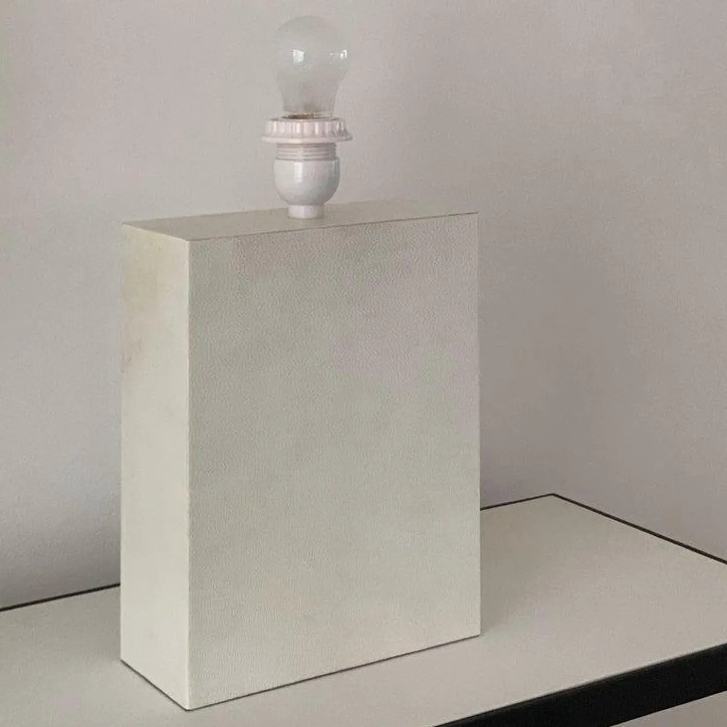 Große Bloc Pergament Lampen von Atelier Cabanel, 2er Set