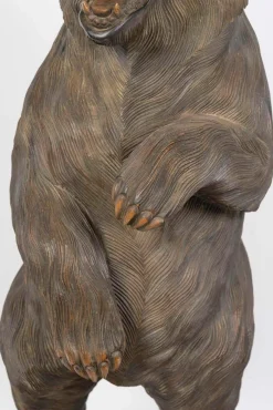 Große Bärenskulptur aus Holz, 20. Jh.