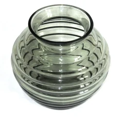 Große Felicitas Vase von Richard Lauke für Glasfabrik Weißwasser, 1939