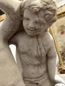 Große figurative Gartenstatue aus Stein