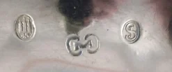 Große 830 Flaschentabletts aus Silber von Cohr, 1930er, 12er Set