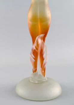 Große Frau mit Trauben Murano Skulptur aus mundgeblasenem Kunstglas, 1960er