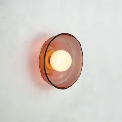 Große Glas Wandlampe von Naama Hofman