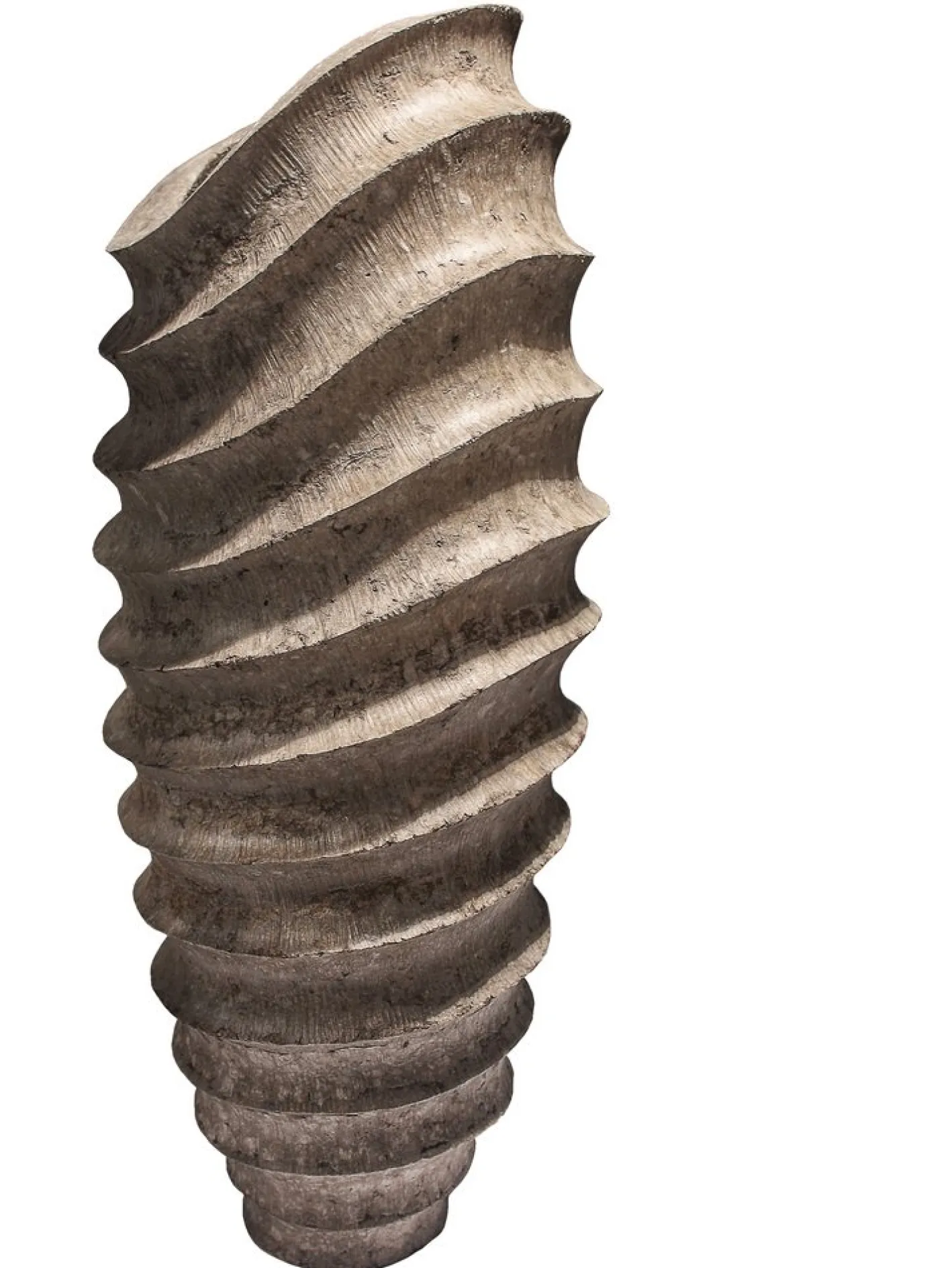 Große handgefertigte skulpturale Vase