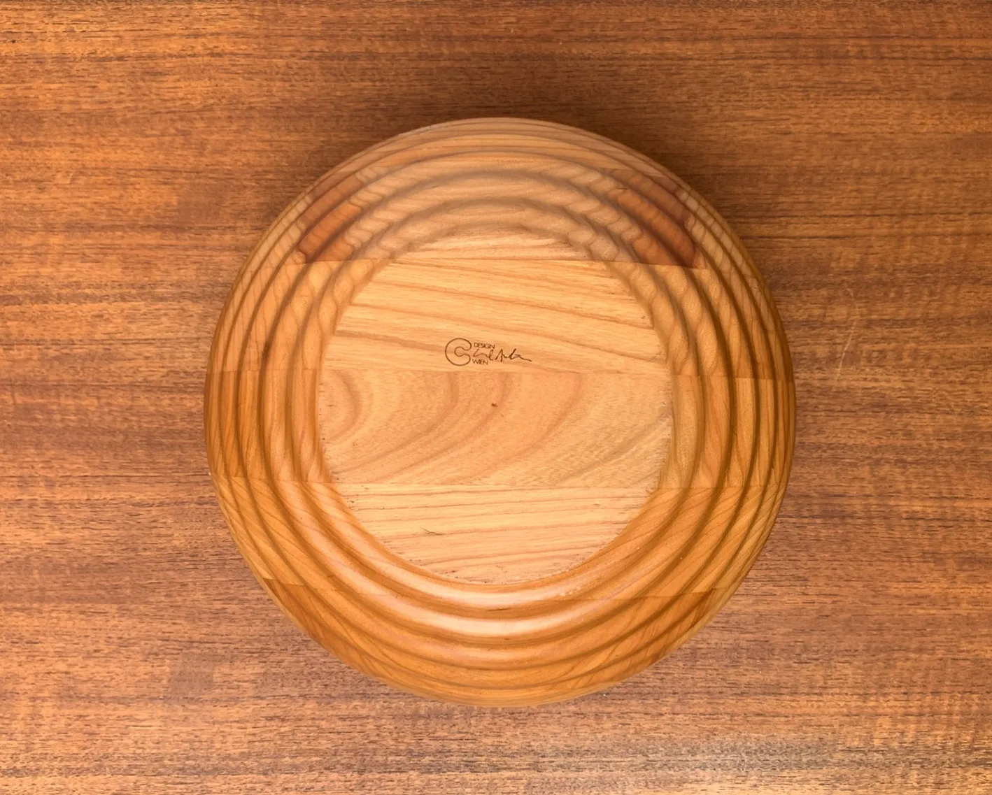 Große Holzschale von Carl Auböck