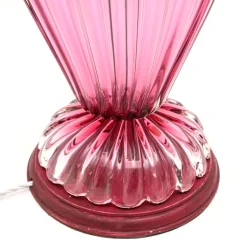 Große Italienische Murano Glas Tischlampen, 1960, 2er Set
