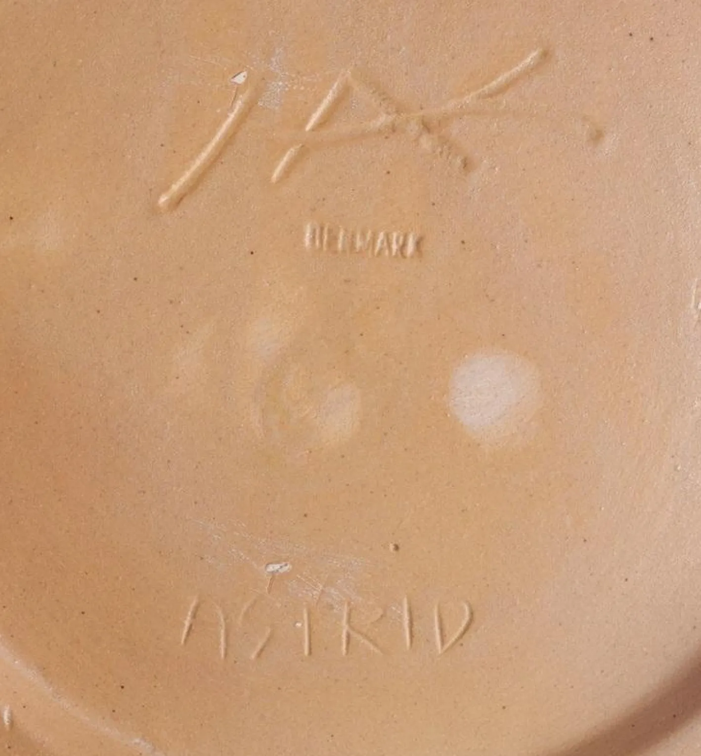 Große Keramikschale mit Fischmotiv von Astrid Tjalk für Kähler