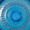 Große Mid-Century Rimini Blu Pottery Keramik Tafelaufsatz von Aldo Londi für Bitossi, Italien, 1960er