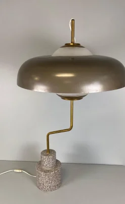Große Mikado Tischlampe von Luigi Caccia Dominioni für Azucena, 1950
