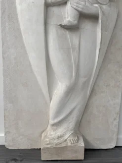 Große Mutterschaftsrelief aus Gips, 1920er