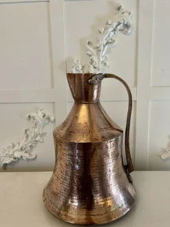 Großer antiker George III Wasserkrug aus Kupfer, 1800