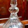 Großer antiker Whiskyspender aus Kristallglas, 1870