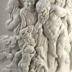 Großer Bacchanaler Tanzkrug in Reliefform von Charles Meigh, 1844