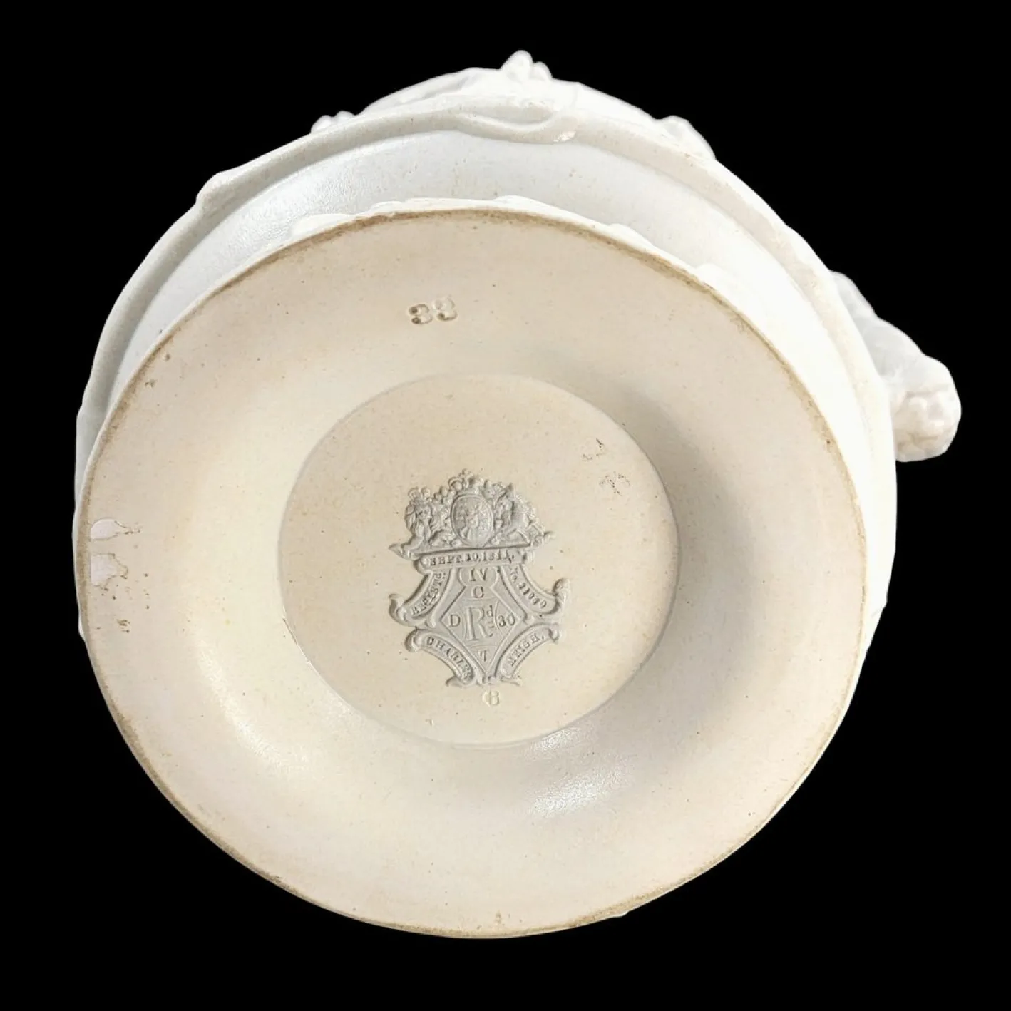 Großer Bacchanaler Tanzkrug in Reliefform von Charles Meigh, 1844