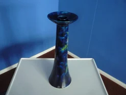 Großer deutscher Keramik Kerzenständer von Hindelanger, 1970er