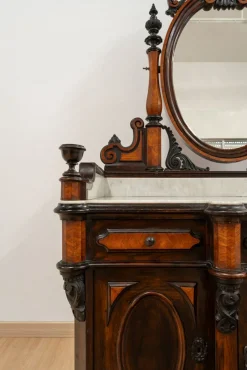 Großer Frisiertisch im romantischen Stil, 19. Jh