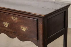 Großer georgianischer Frisiertisch aus Eiche, 1800
