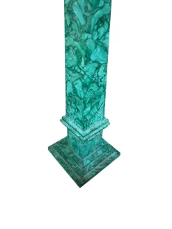 Großer italienischer Obelisk aus Malachit, 1970er