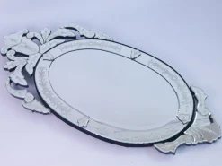 Großer Italienischer Vintage Wandspiegel, 1950er