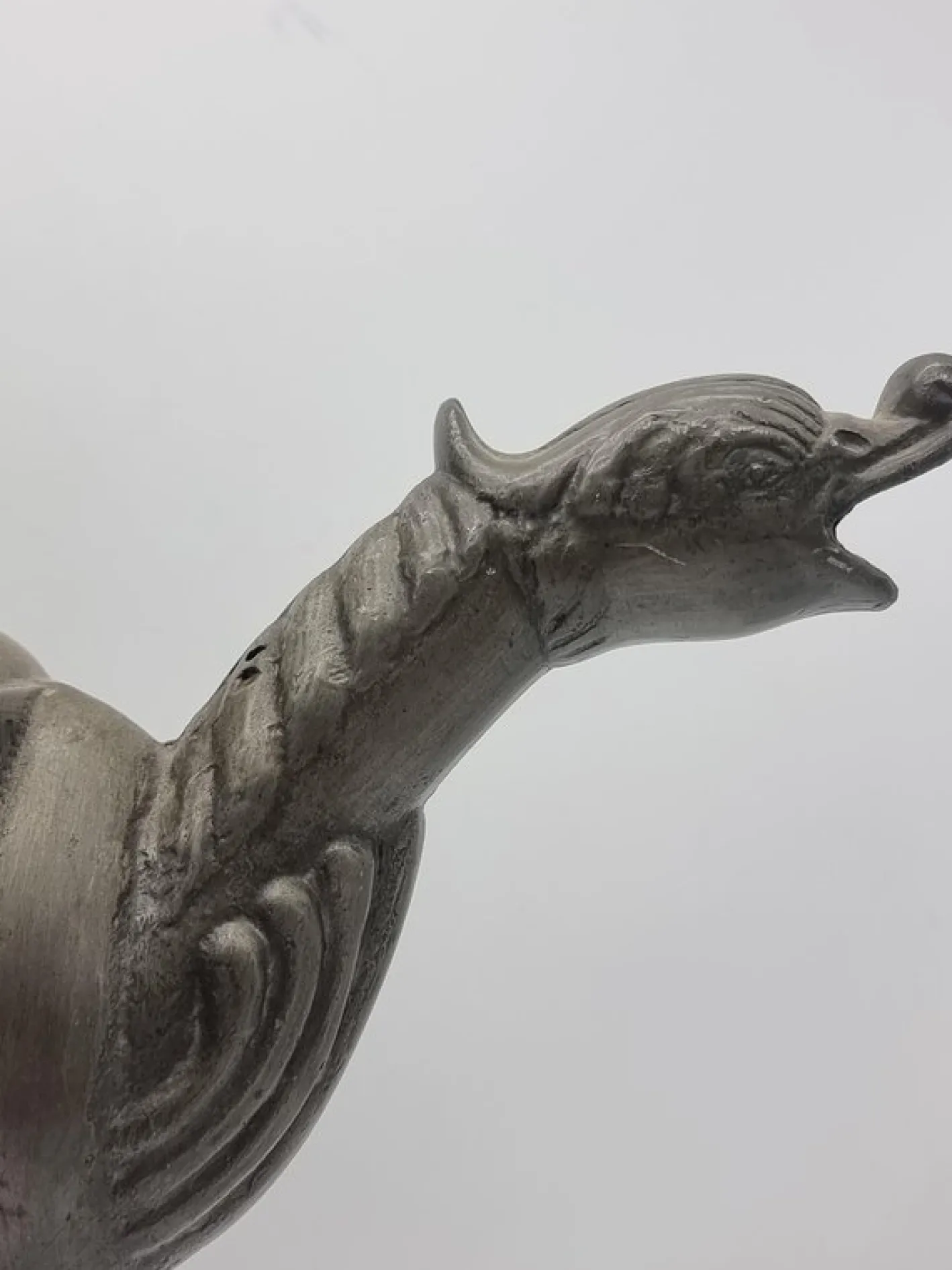 Großer Krug aus Zinn, Zinn und Kunststoff