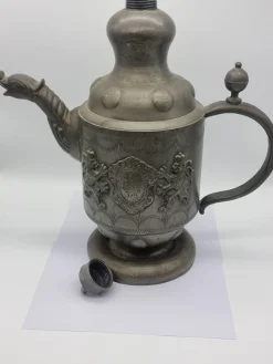 Großer Krug aus Zinn, Zinn und Kunststoff