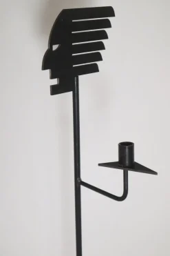 Großer postmoderner indischer Kerzenhalter mit Pfeilen, 1990er
