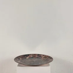 Großer runder versilberter Tafelaufsatz/Tablett zugeschrieben Lino Sabattini, Italien, 1970er