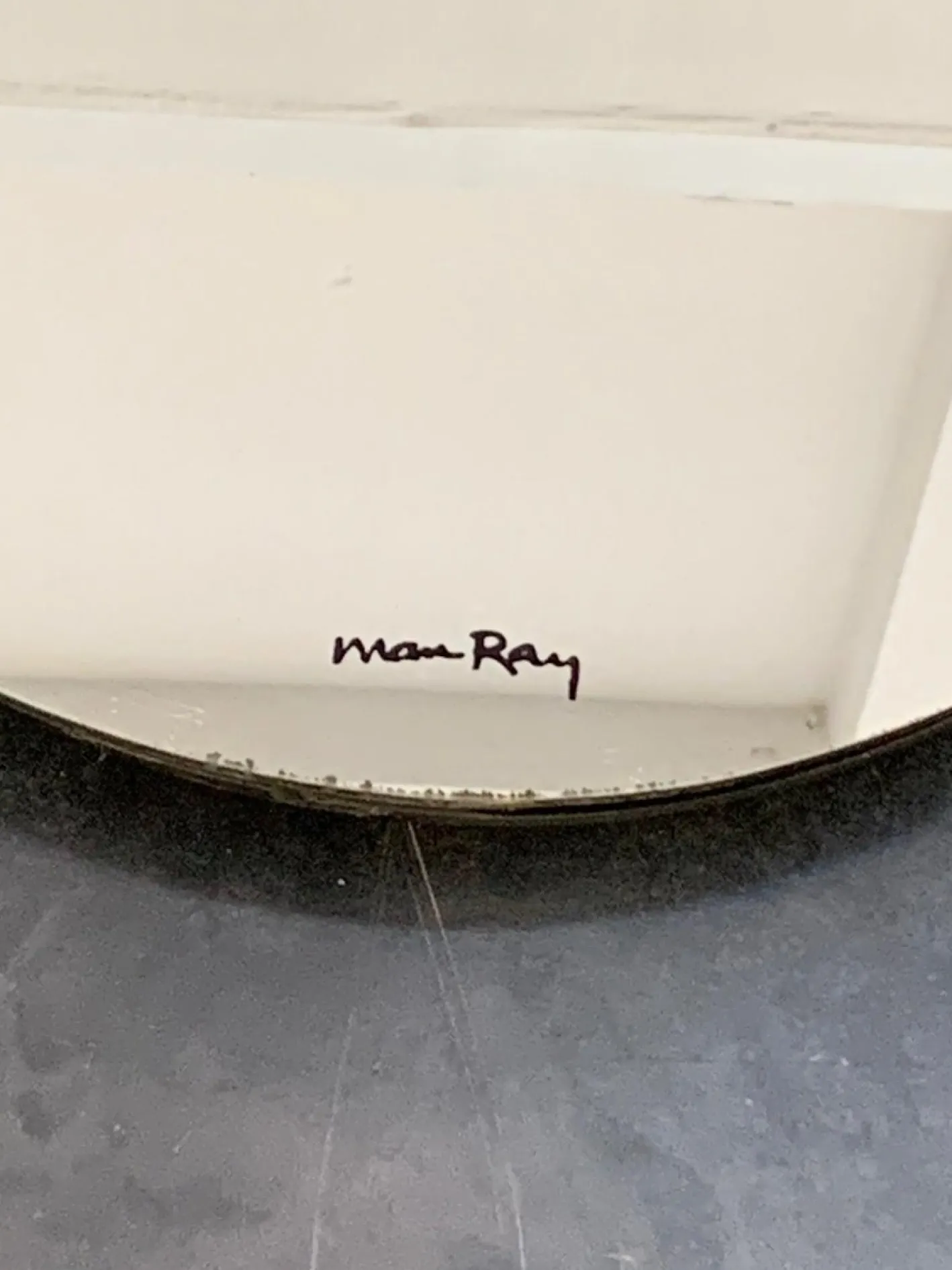 Großer Spiegel von Man Ray für Simon International, 1970er
