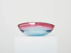 Großer Tafelaufsatz aus Muranoglas von Flavio Poli für Seguso, 1960er
