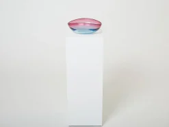 Großer Tafelaufsatz aus Muranoglas von Flavio Poli für Seguso, 1960er