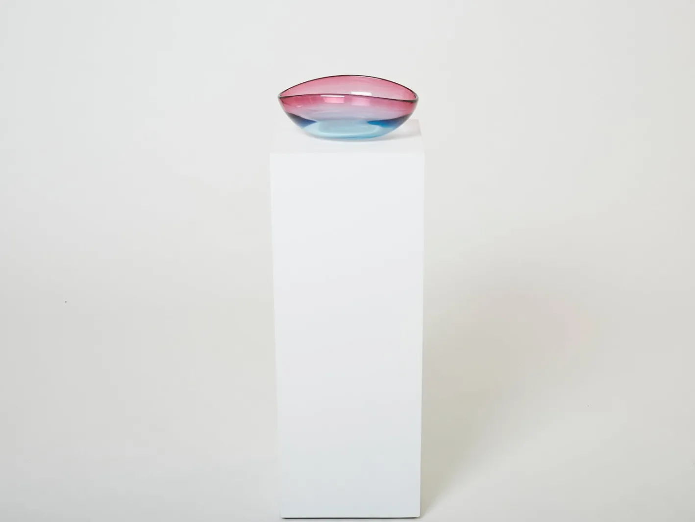 Großer Tafelaufsatz aus Muranoglas von Flavio Poli für Seguso, 1960er