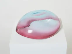 Großer Tafelaufsatz aus Muranoglas von Flavio Poli für Seguso, 1960er