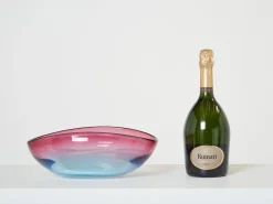 Großer Tafelaufsatz aus Muranoglas von Flavio Poli für Seguso, 1960er