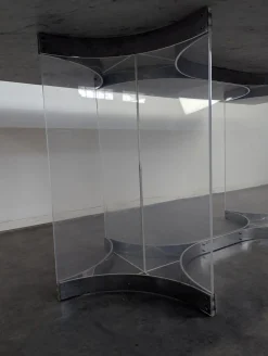 Großer Tisch mit Marmorplatte von Alessandro Albrizzi