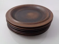 Große Russische Teller von Ulla Procope für Arabia, 6er Set, Finnland, 1960er, 6er Set