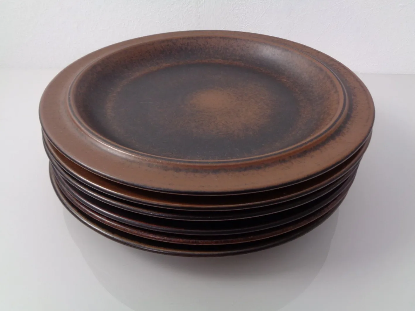 Große Russische Teller von Ulla Procope für Arabia, 6er Set, Finnland, 1960er, 6er Set