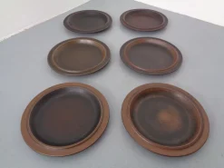 Große Russische Teller von Ulla Procope für Arabia, 6er Set, Finnland, 1960er, 6er Set