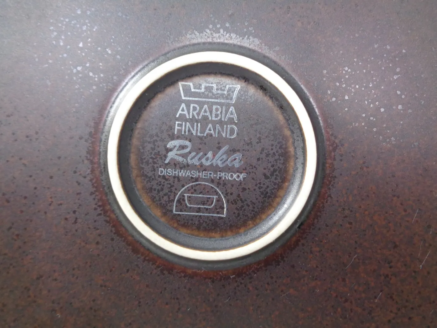 Große Russische Teller von Ulla Procope für Arabia, 6er Set, Finnland, 1960er, 6er Set