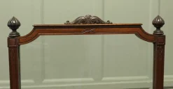 Großer viktorianischer Kamin aus geschnitztem Glas und Glas
