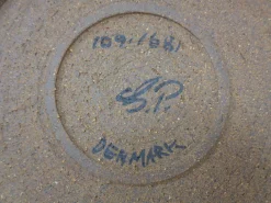 Großer Wandteller aus Keramik von GP Studio, Denmark, 1960er