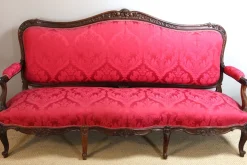 Großer Wohnzimmersitz im Louis XV-Stil, 12 . Set