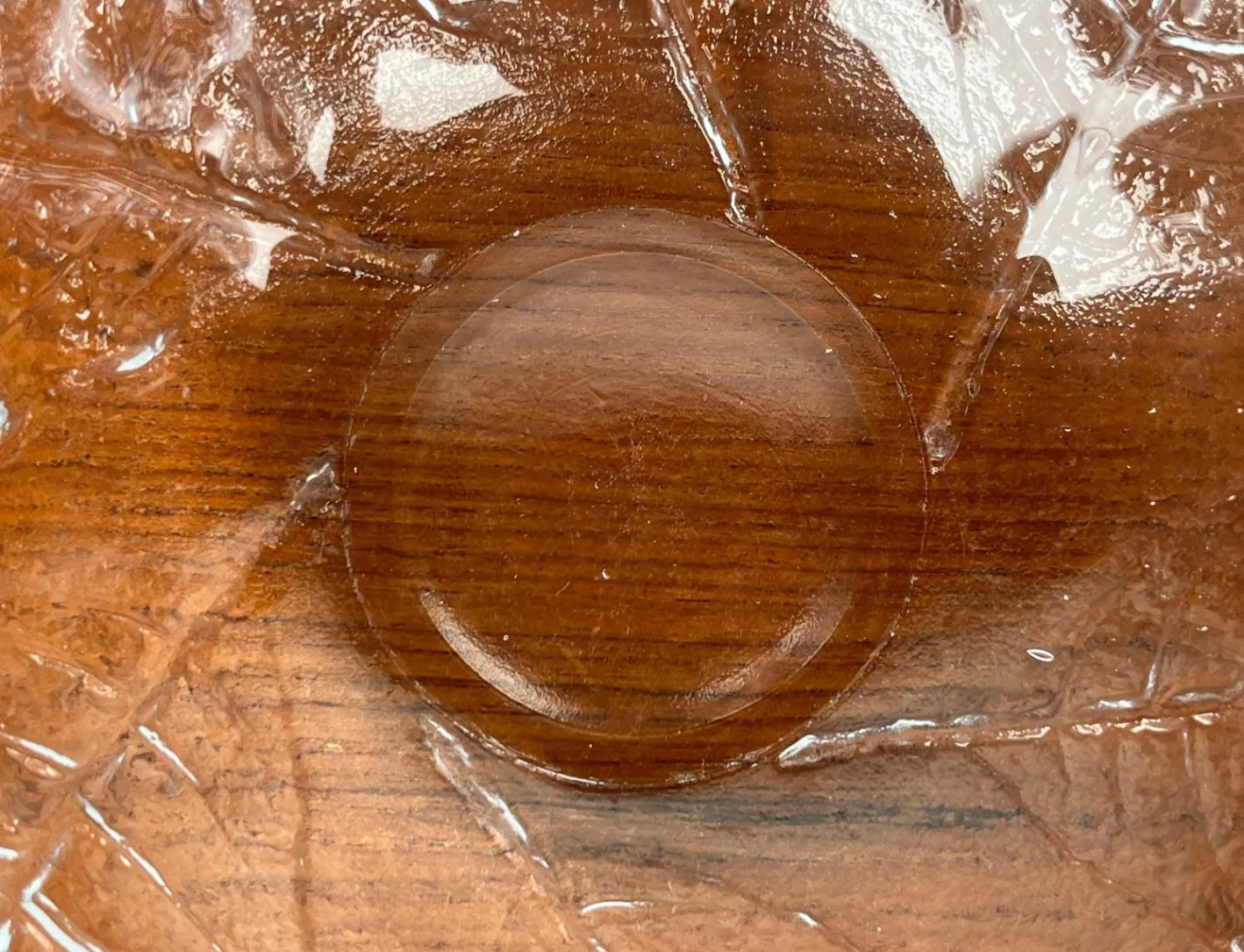 Große schwedische Vintage Glasschale mit Blumendekor von Ann Wärff für Kosta Boda, 1970er