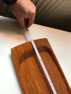 Großes Dänisches Serviertablett aus Teak von Langva, 1960er