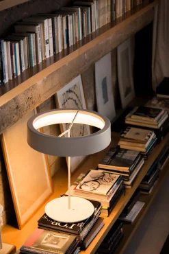 Große Sin Tischlampe aus Graphit von Antoni Arola