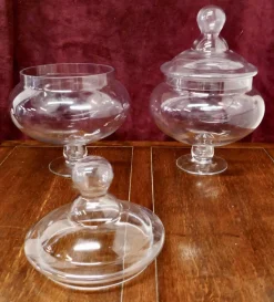Großes Ladendisplay mit Vorratsdosen, 1960er, 2er Set